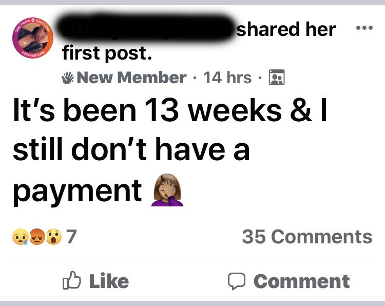It's been 13 weeks